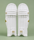 01-front Pair of SC Test men’s cricket batting leg guards front view