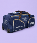 02-wheels Ultimate cricket kit bag wheel and base detail on pastel lavender background