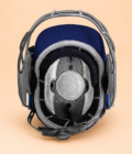 03-interior YONKER cricket helmet padded interior and faceguard view